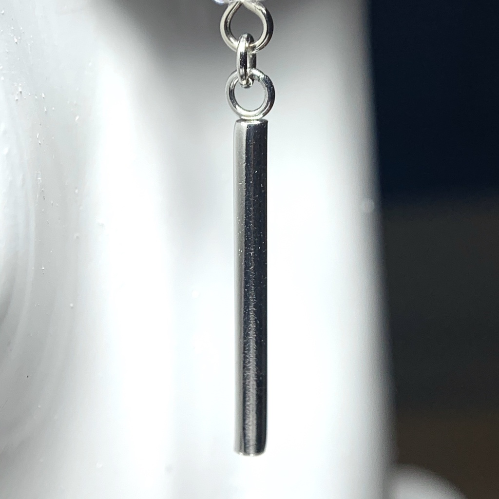 【再販】【1個売り】水晶とスティックのピアス