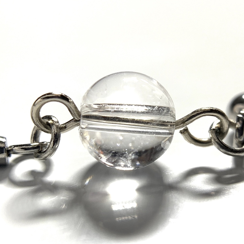 【再販】【1個売り】水晶とスティックのピアス