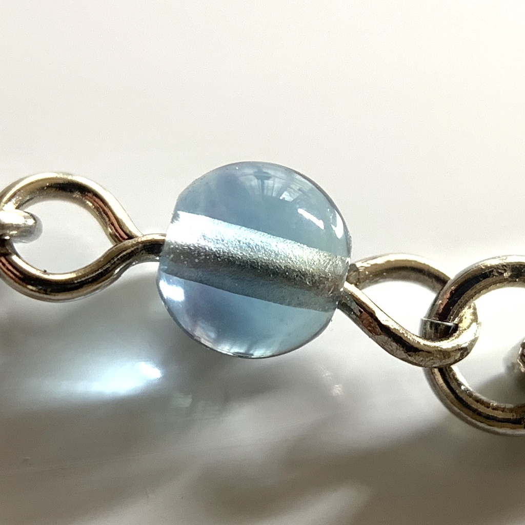 フローライトと水晶と雪の結晶のしおり