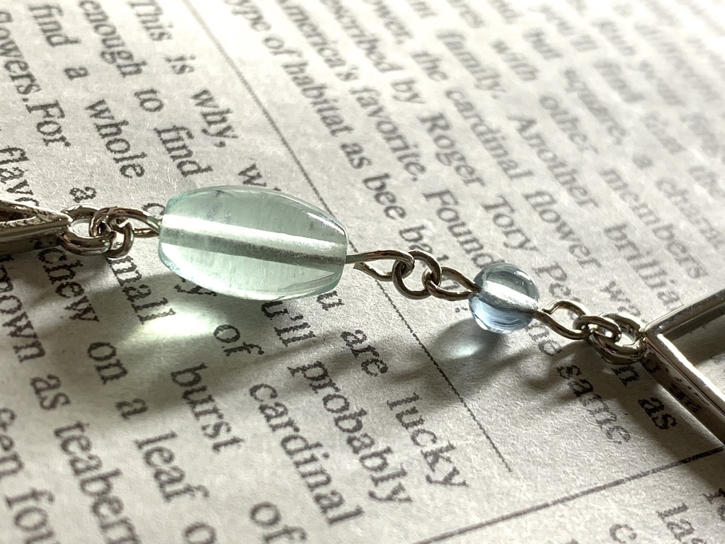 フローライトとスクエアとトライアングルのしおり