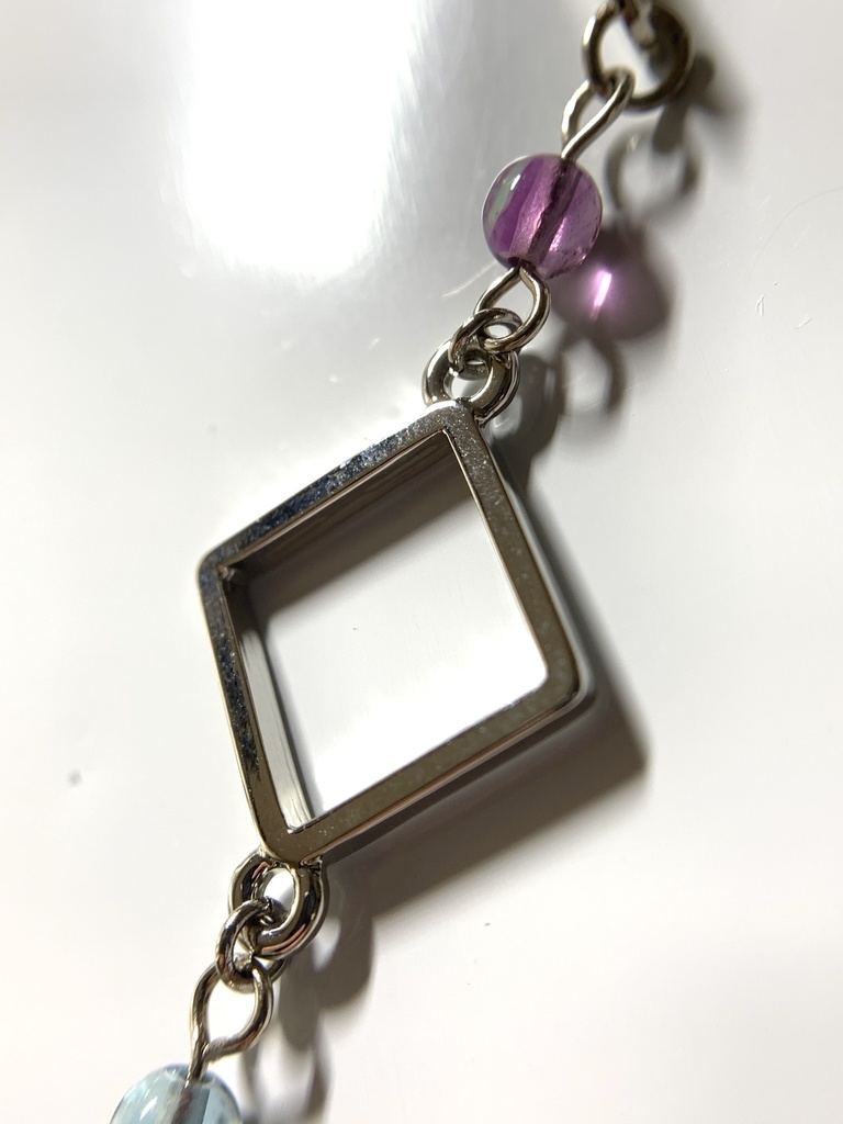 フローライトとスクエアとトライアングルのしおり