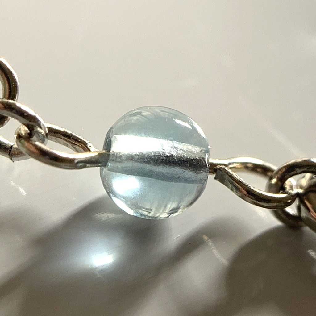 フローライトとスクエアとトライアングルのしおり