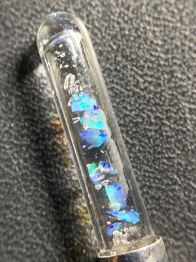 (訳あり)オパール入り試験管(小)F