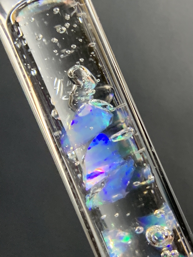 (訳あり)オパール入り試験管(小)F