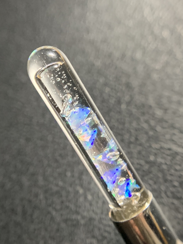 (訳あり)オパール入り試験管(小)F