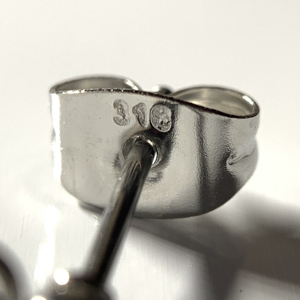 【1個売り】シトリンとブルーアパタイトとダブルハートのピアス