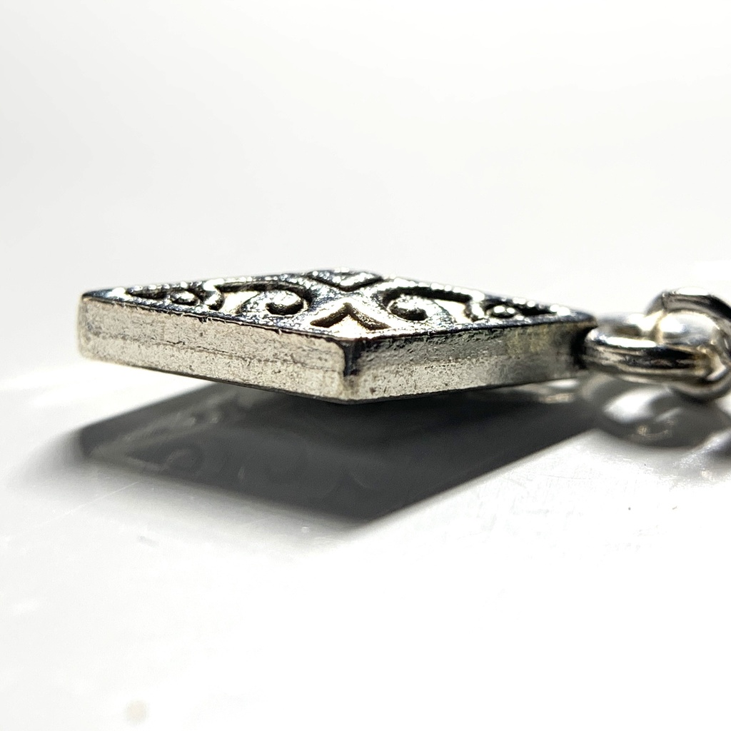 【1個売り】シトリンとボヘミアン風パーツのピアス