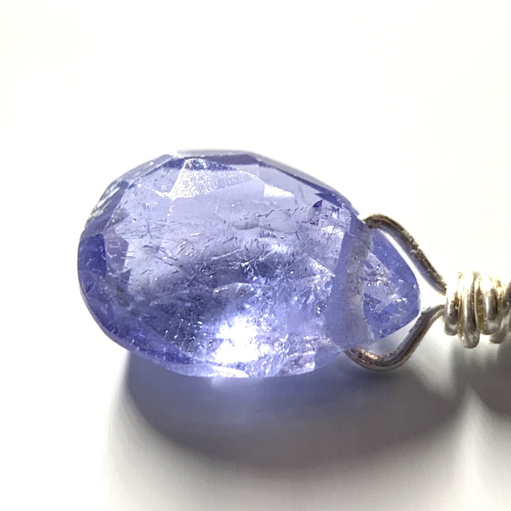 【1個売り】タンザナイトとネコのピアス