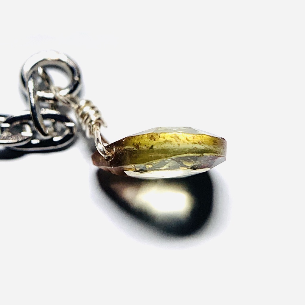 【1個売り】アンダリュサイトとチェーンのピアス