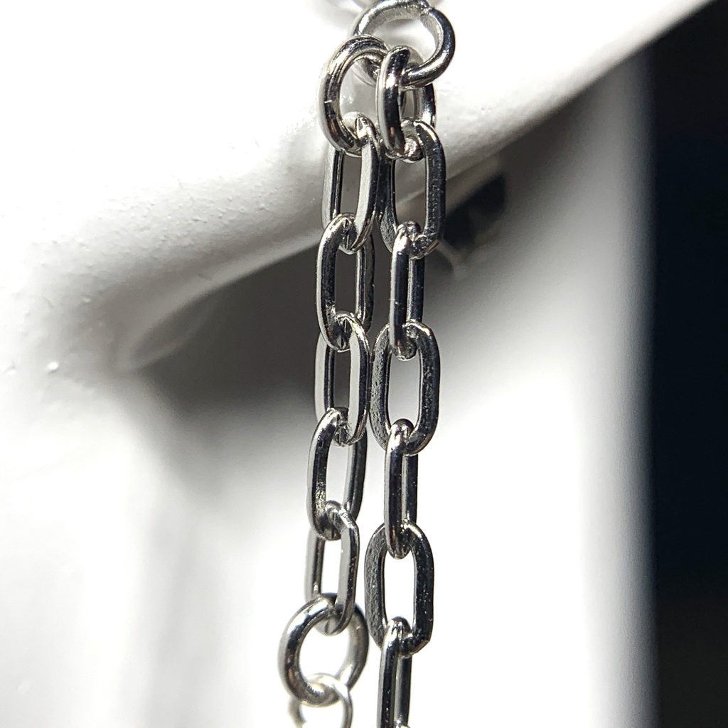 【1個売り】アンダリュサイトとチェーンのピアス