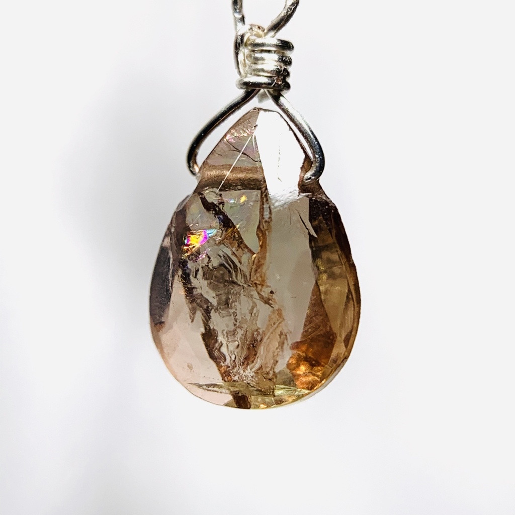 【1個売り】アンダリュサイトとチェーンのピアス