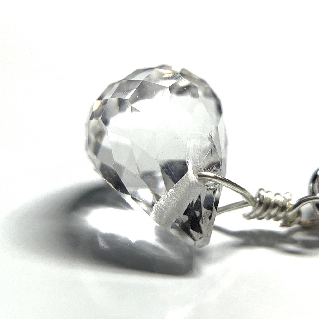 ダイヤモンドクォーツと水晶のしおり