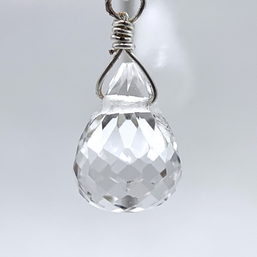 ダイヤモンドクォーツと水晶のしおり