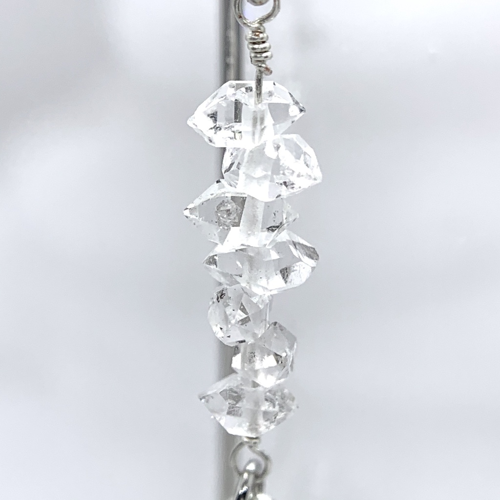 ダイヤモンドクォーツと水晶のしおり