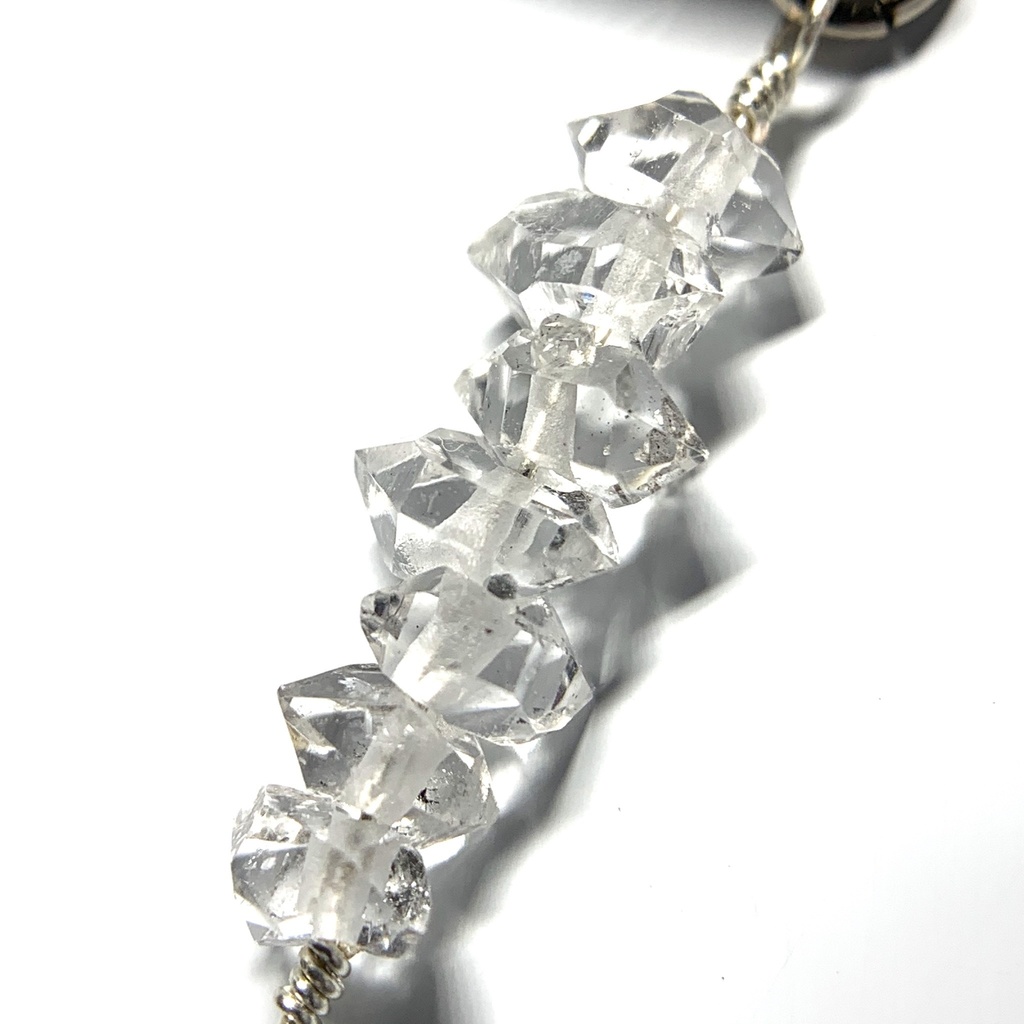 ダイヤモンドクォーツと水晶のしおり