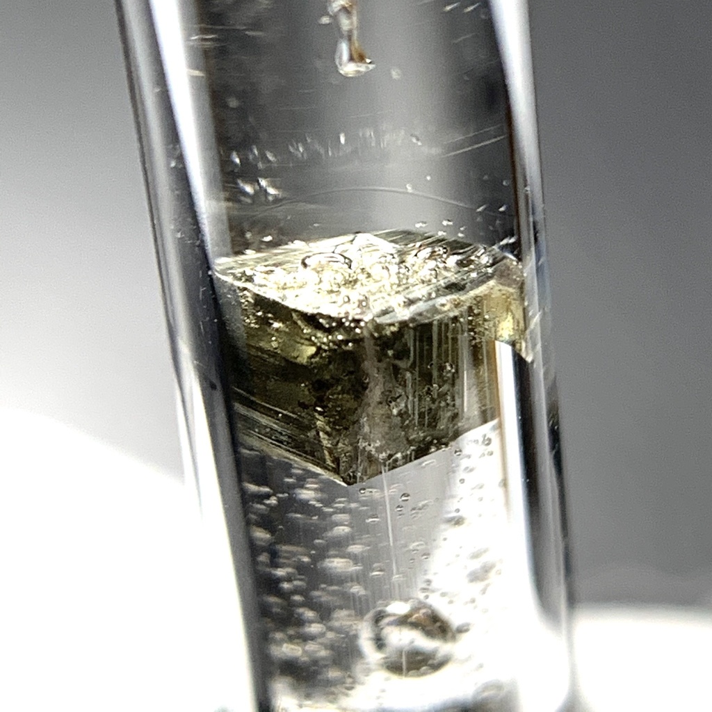 パイライト(黄鉄鉱)入り試験管(小)