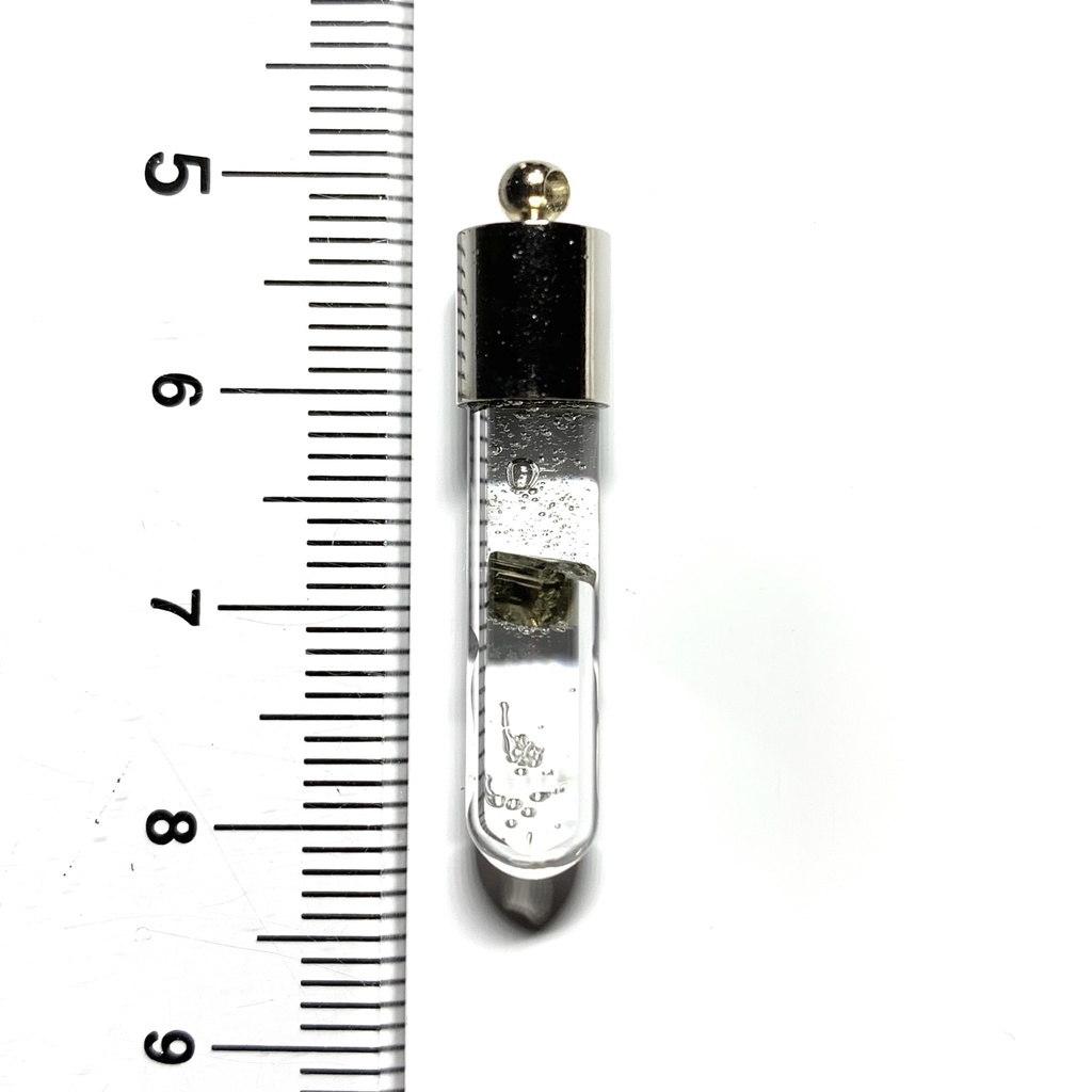パイライト(黄鉄鉱)入り試験管(小)