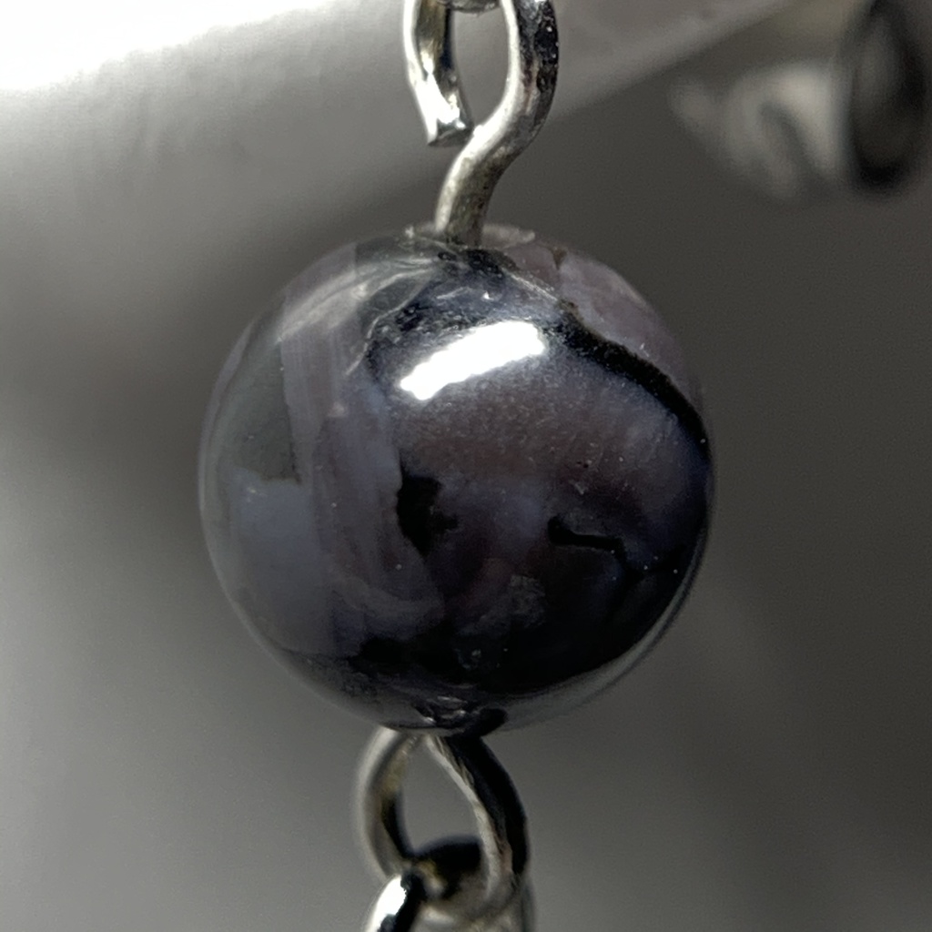 【1個売り】インディゴガブロとスティックのピアス