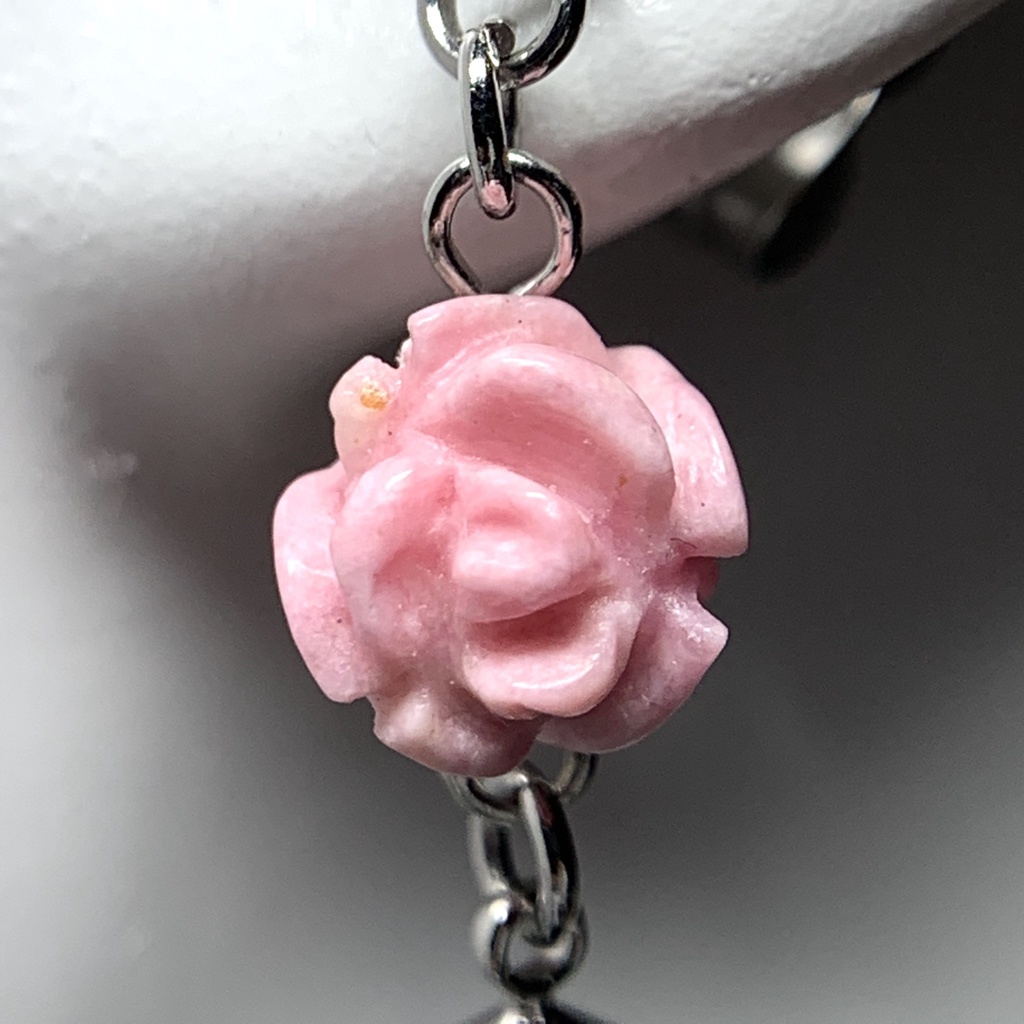 【1個売り】ロードナイトの薔薇のピアス