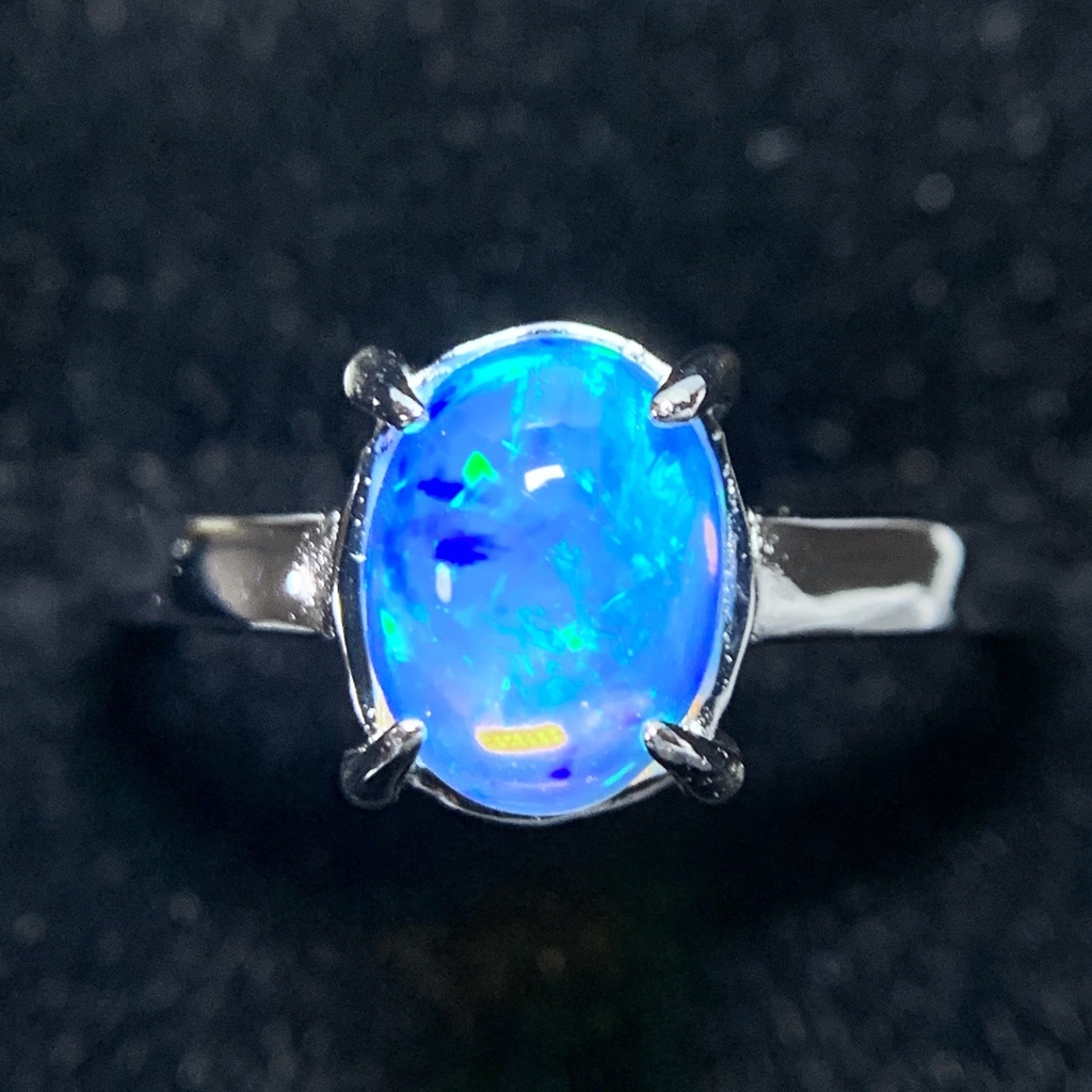 オパールのプレーンリングB