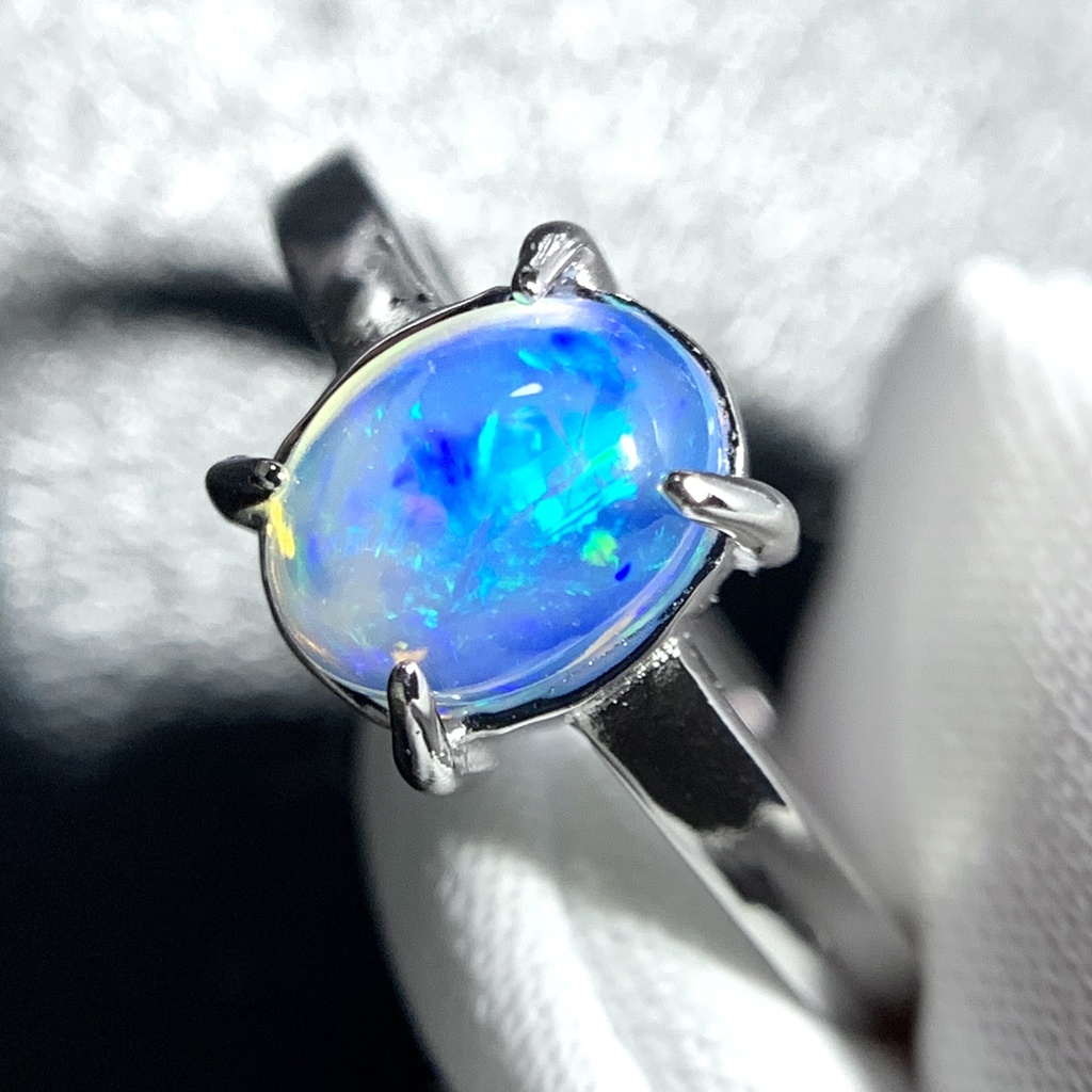 オパールのプレーンリングB