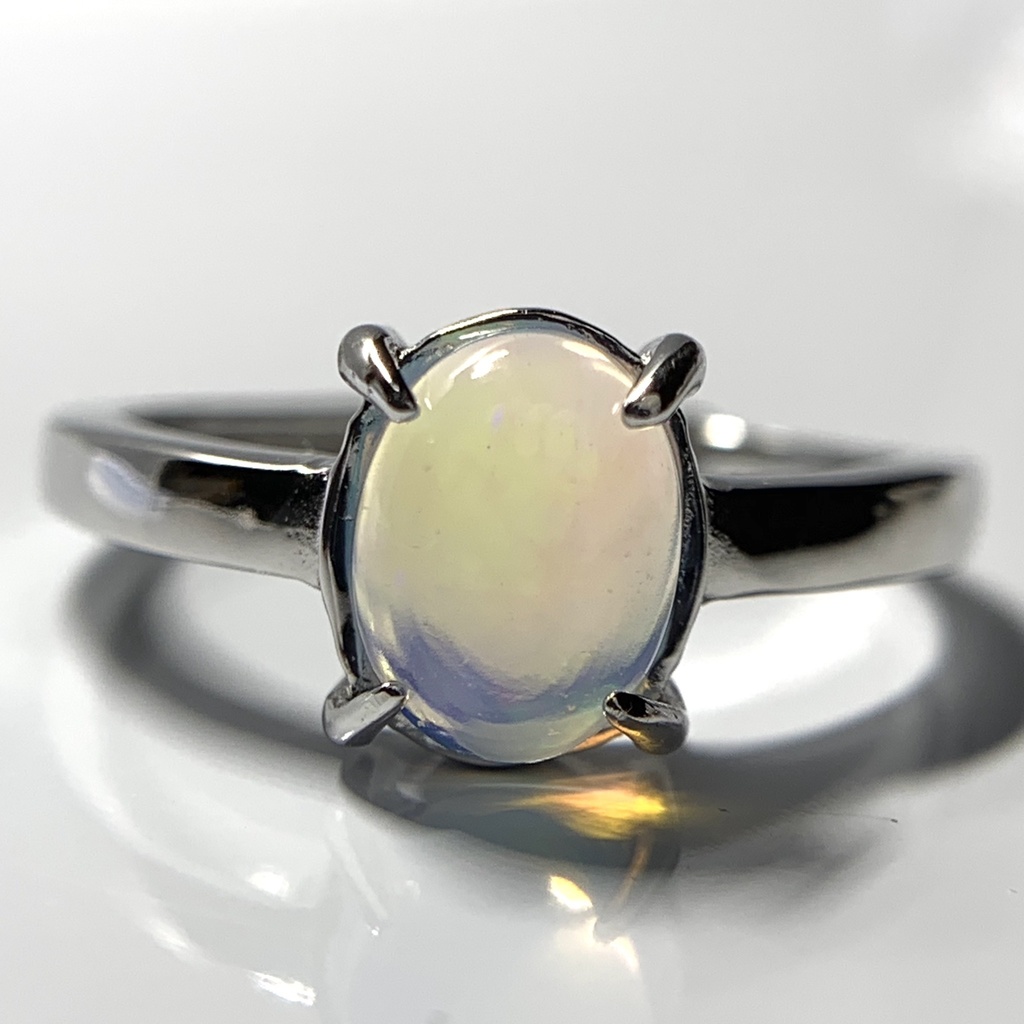 オパールのプレーンリングB