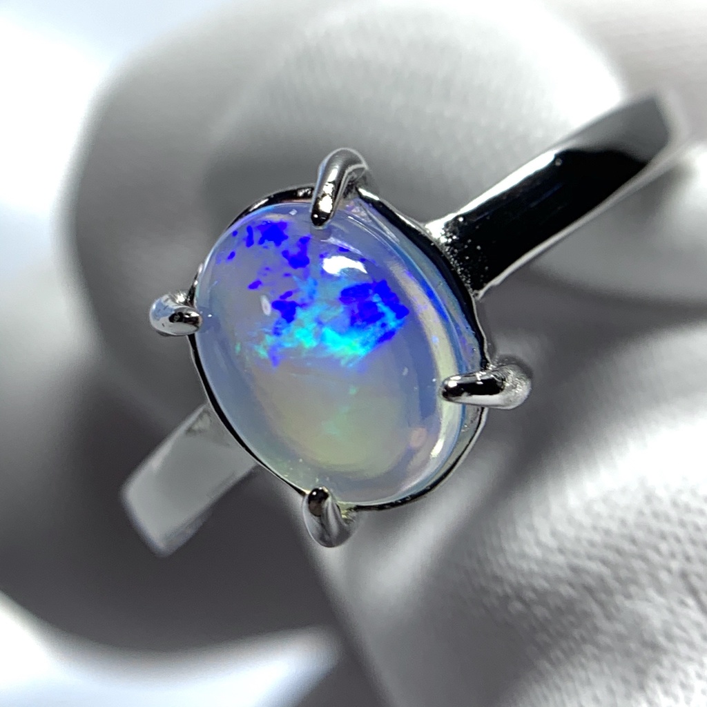 オパールのプレーンリングB