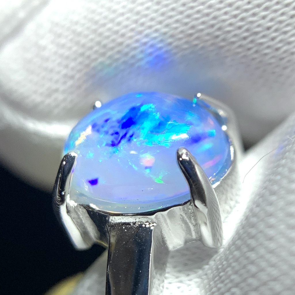 オパールのプレーンリングB