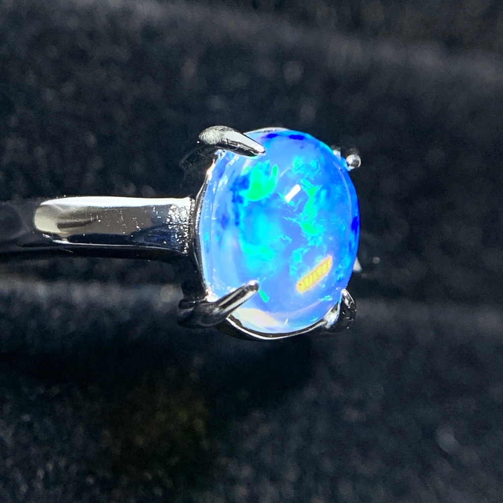 オパールのプレーンリングB