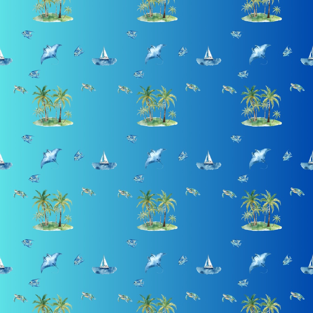 海系ブルーのデジタルペーパー