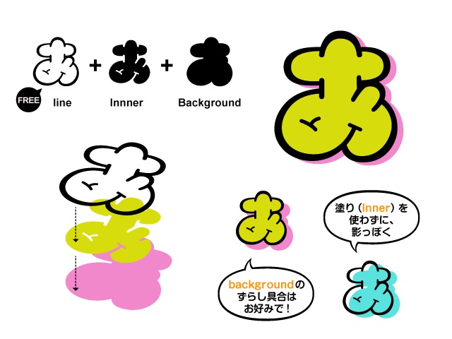 ぱんきじ かな フォント(FREE版)