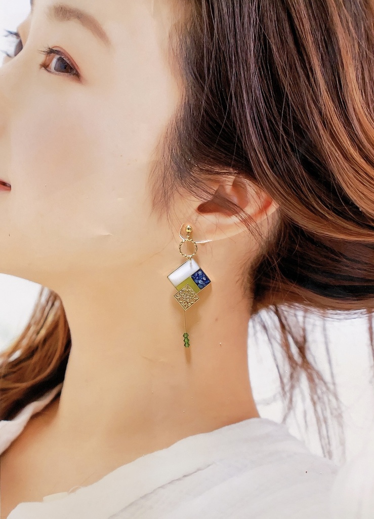 潮江文次郎モチーフアクセサリー イヤリング/ピアス