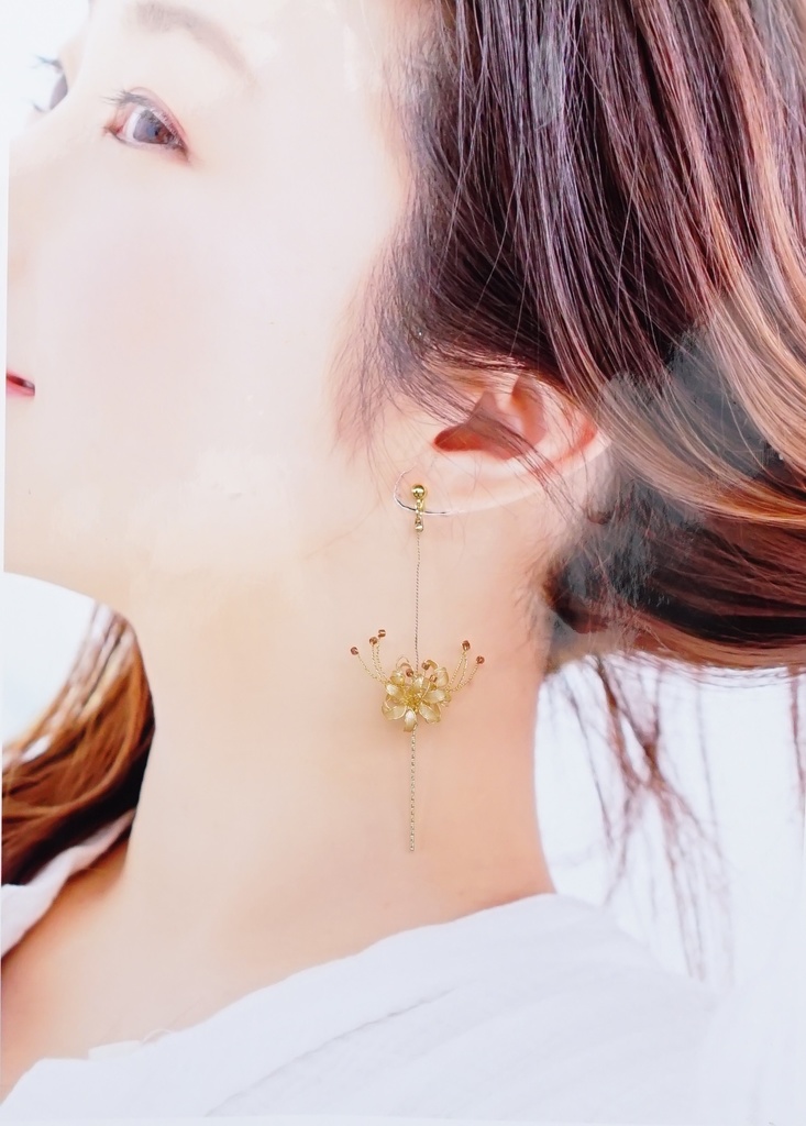 雑伊モチーフ彼岸花アクセサリー