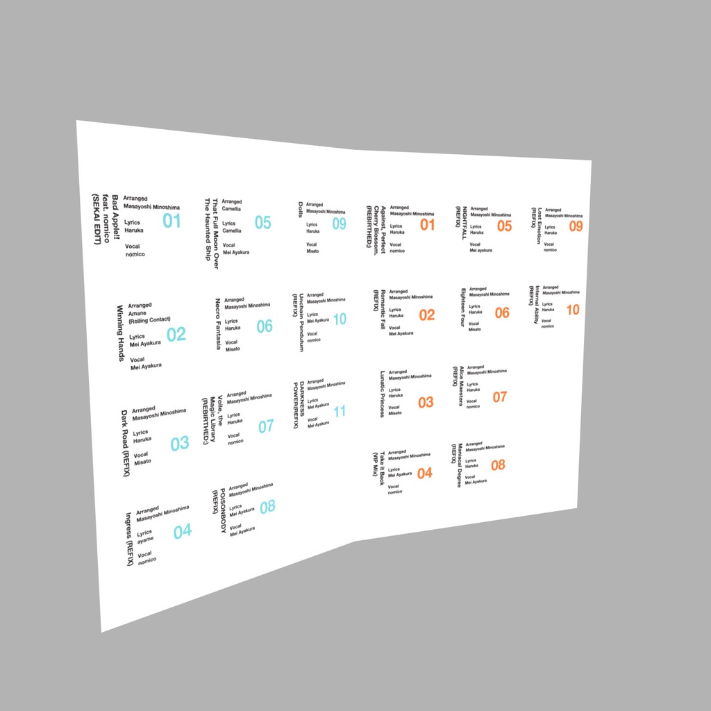 ARCD0092 / THE SETLIST