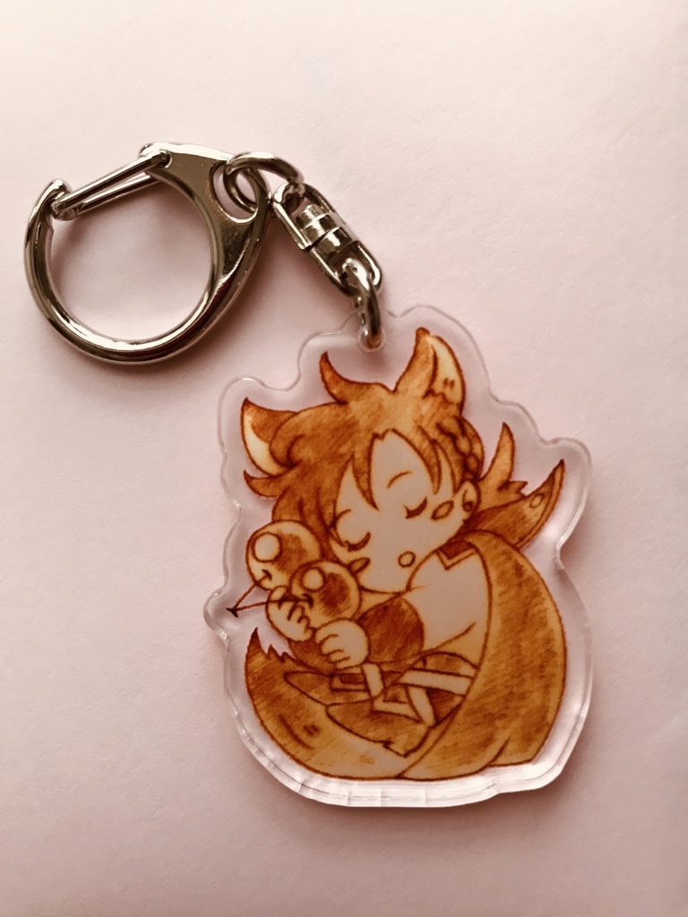 わんこトア・アクリルキーホルダー