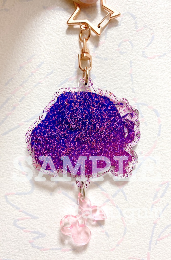 魔法少女材木松 アクリルキーホルダー