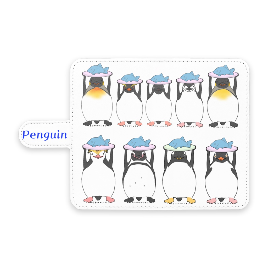 ペンギンいろいろ スマホケースS