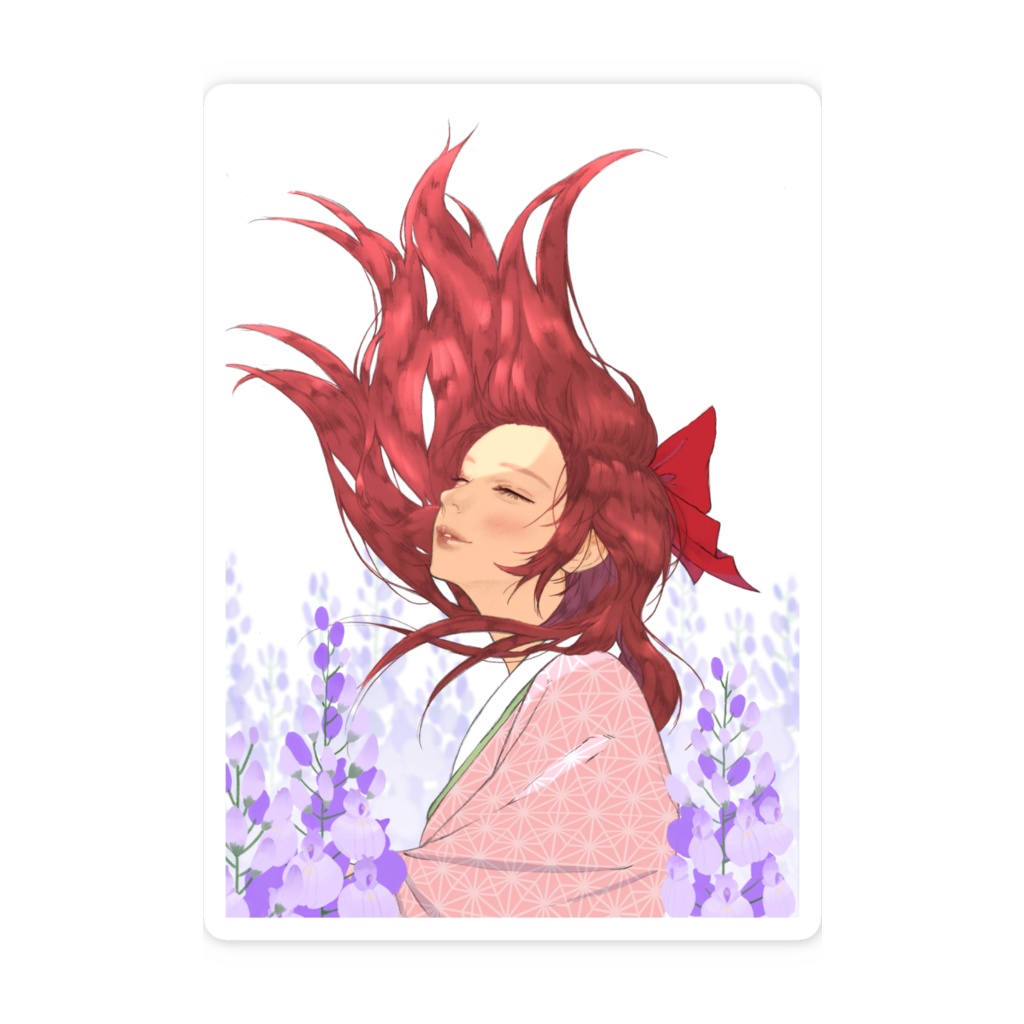 蜜月 もも花 藤の花と