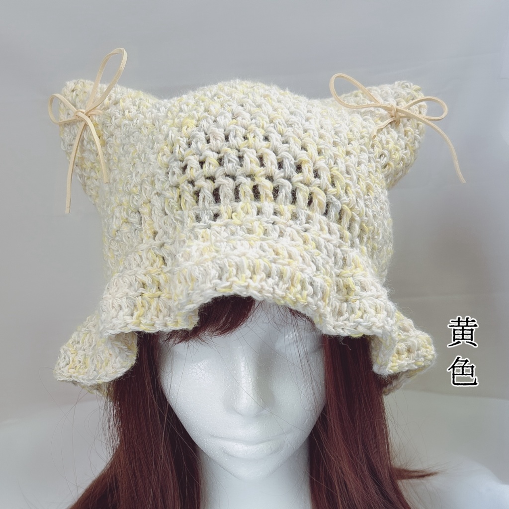 オールシーズン猫耳帽子