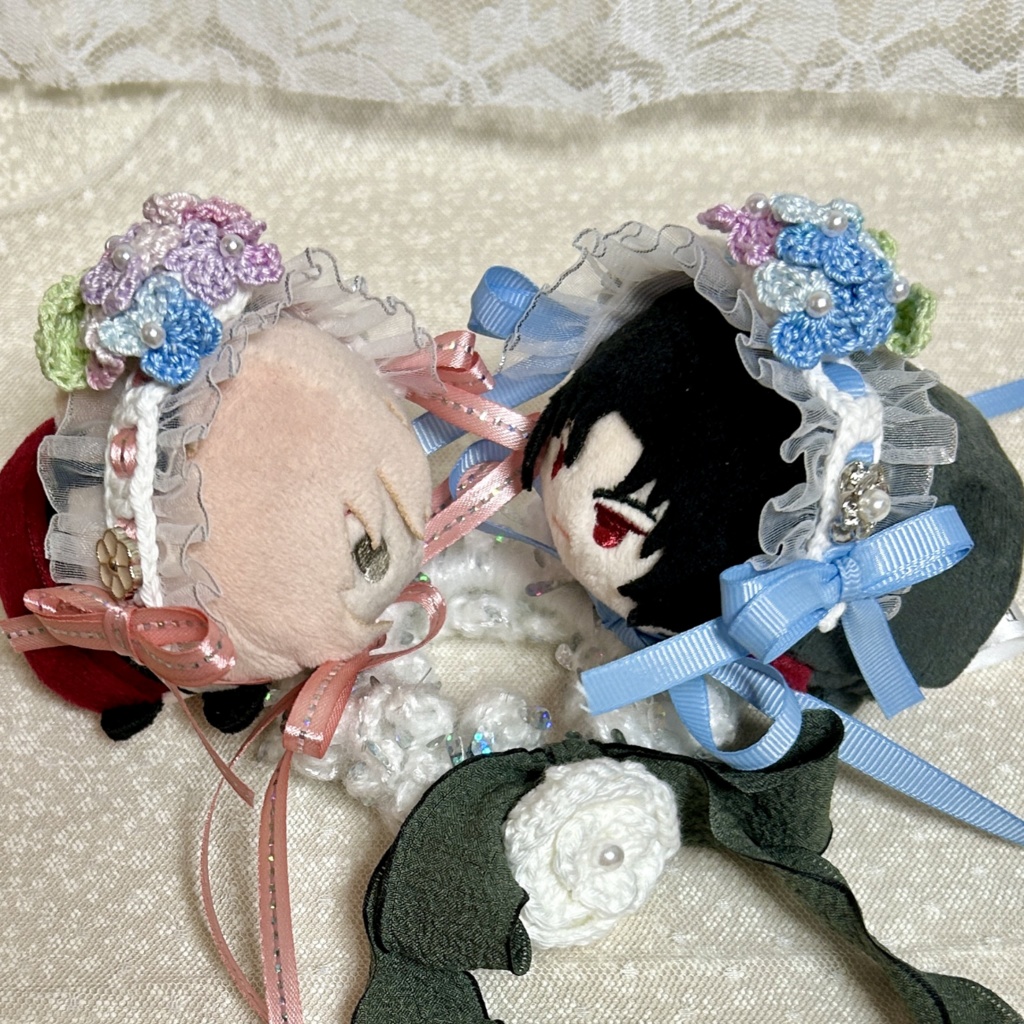 あじさいのヘッドドレス