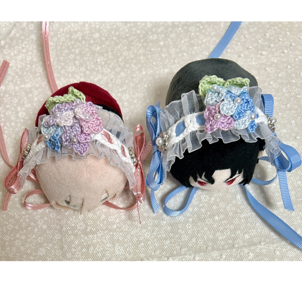 あじさいのヘッドドレス