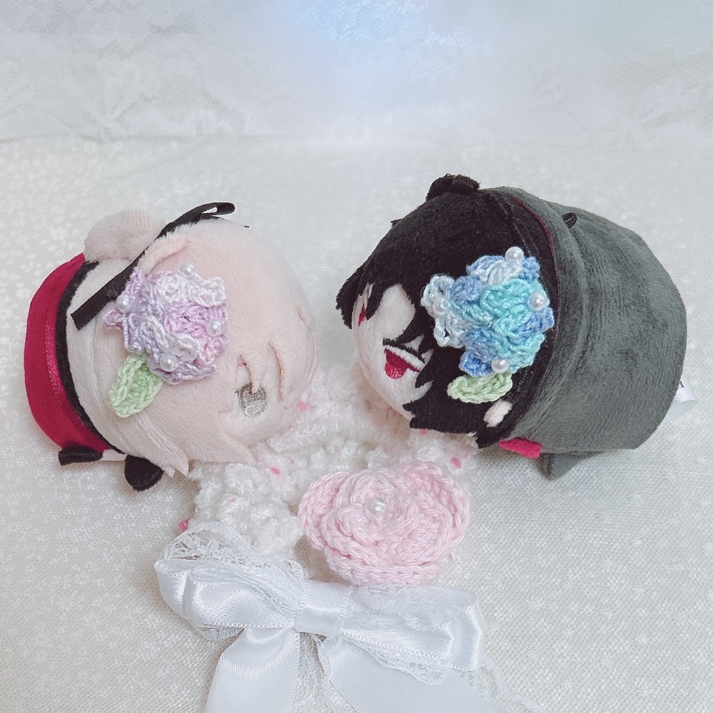 あじさいのヘアアクセサリー