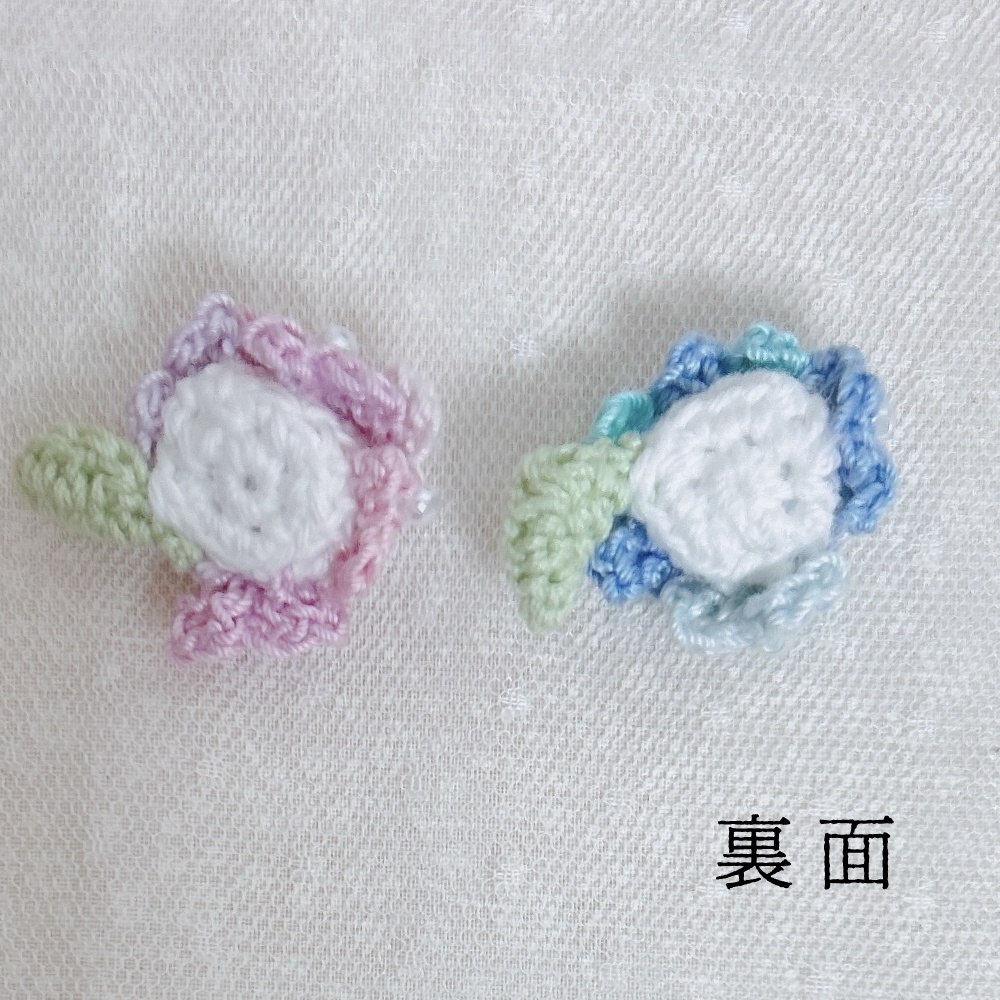 あじさいのヘアアクセサリー