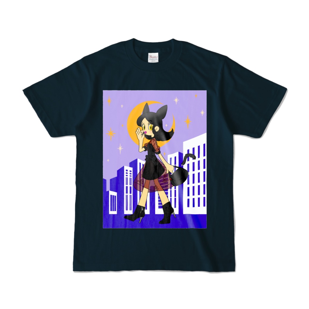 黒猫子Tシャツ
