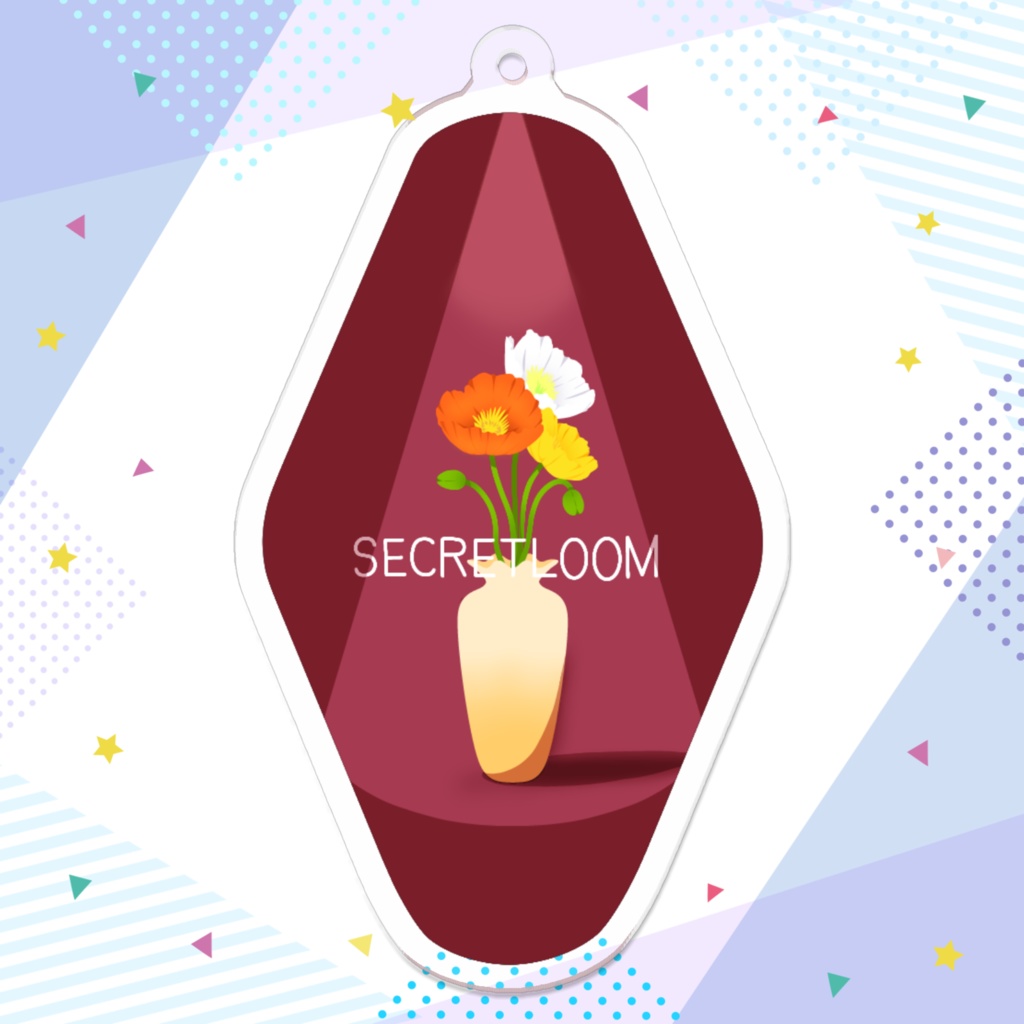 モーテルキー 花瓶