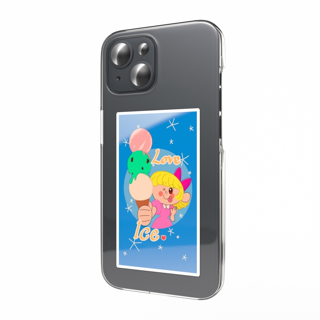 ポスター風スマホステッカー