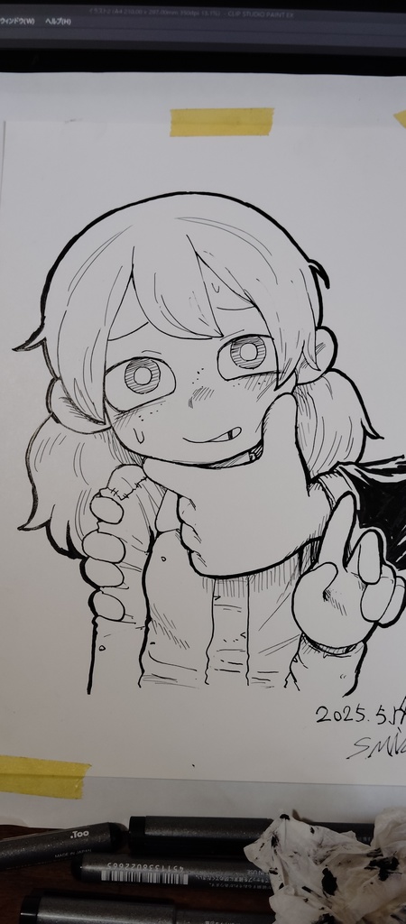ペン画