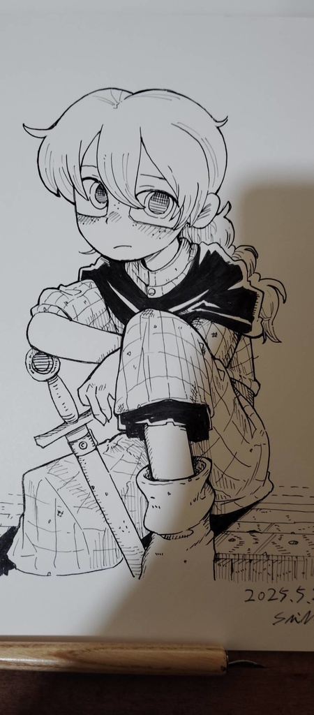 ペン画
