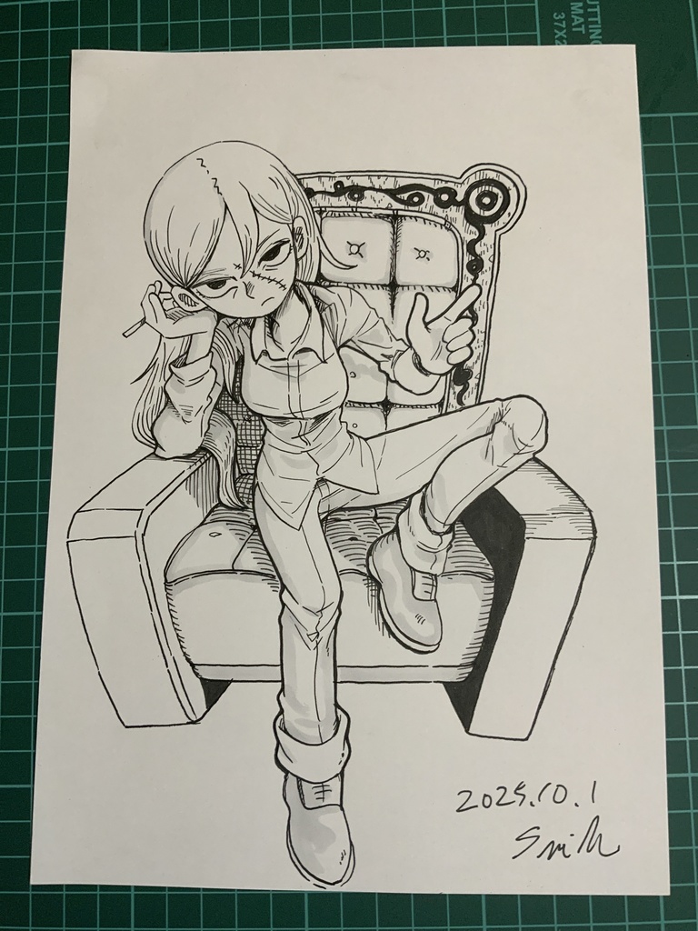ペン画