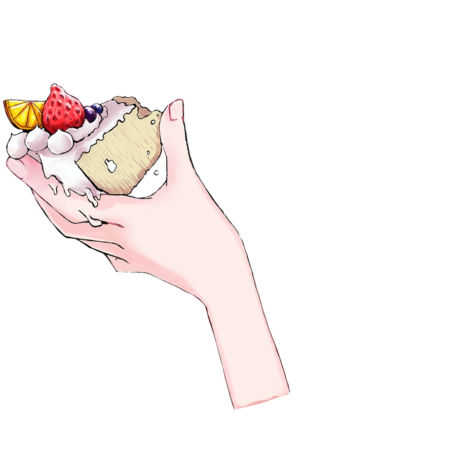 【無料配布】ケーキもぐもぐ